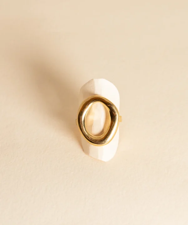 Anello buco small gold