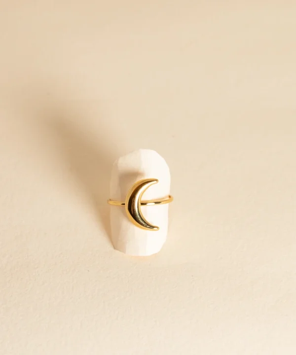 Anello lunetta gold