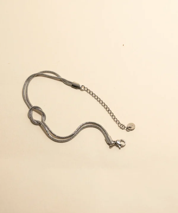 Bracciale nodo doppio intreccio