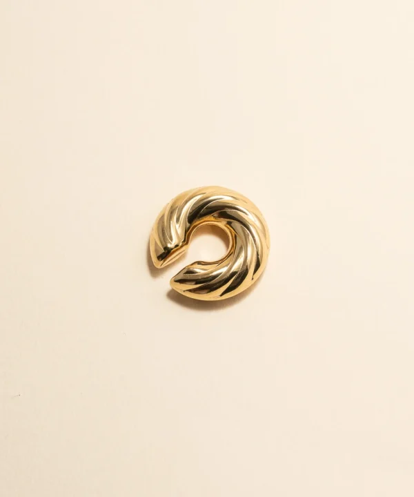 Cuff onda gold