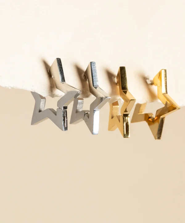 Orecchini star chunky