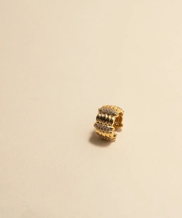 Orecchino cuff lumina gold