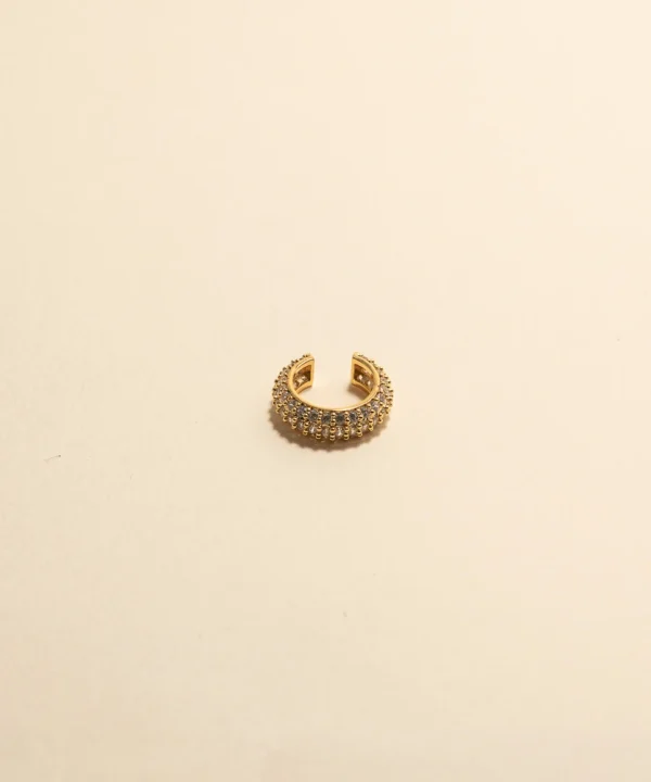 Orecchino cuff sparkly gold