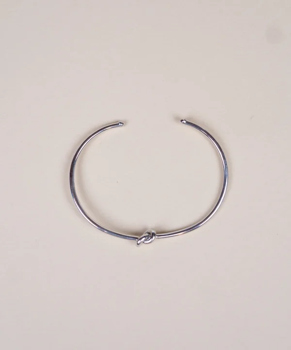 Bracciale nodo rigido in argento 925