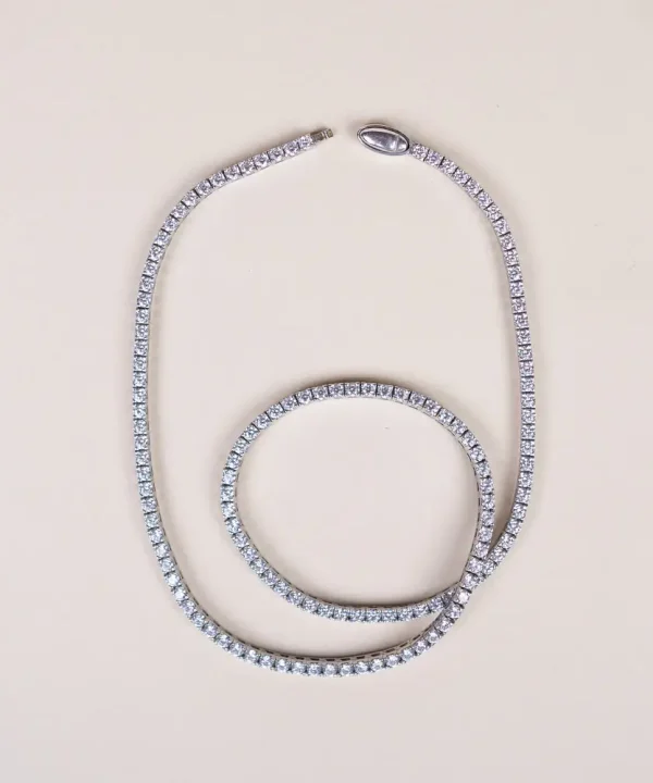 Collana tennis personalizzabile