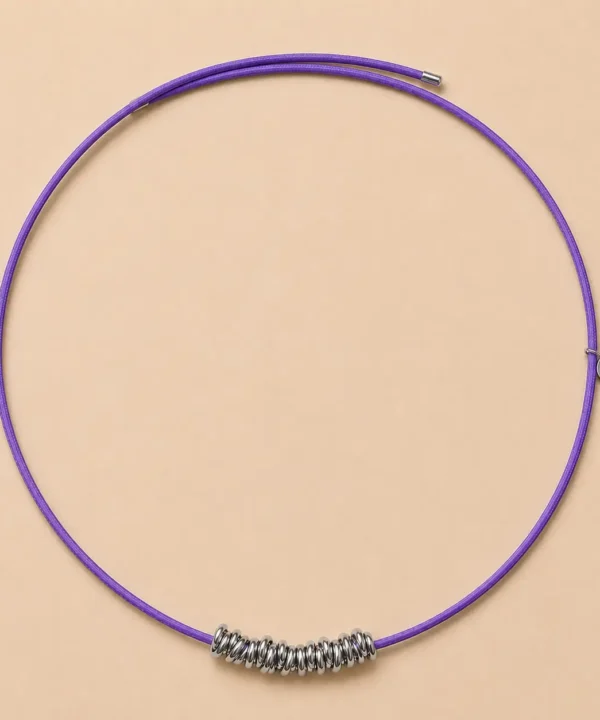 Collana magnetica Marea MATA silver (1)