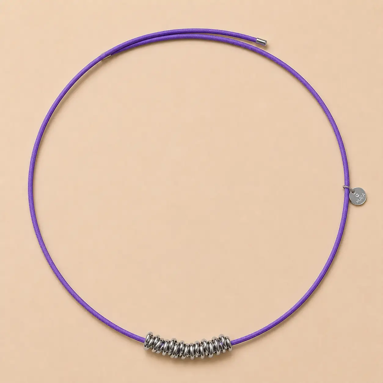 Collana magnetica Marea MATA silver (1)