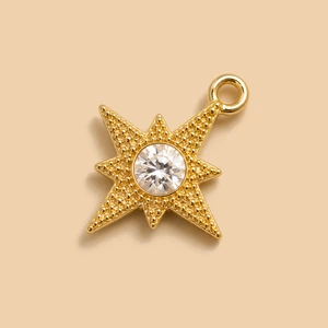 Ciondolo stella polare oro