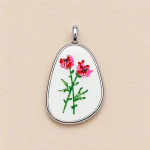 Ciondolo tulipano argento mata design 300x300